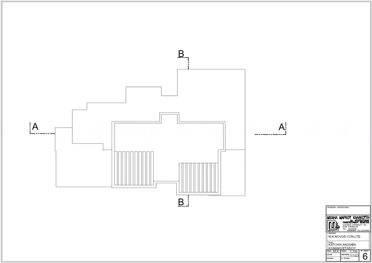 Plan above the stairwell, Novus by the Hill